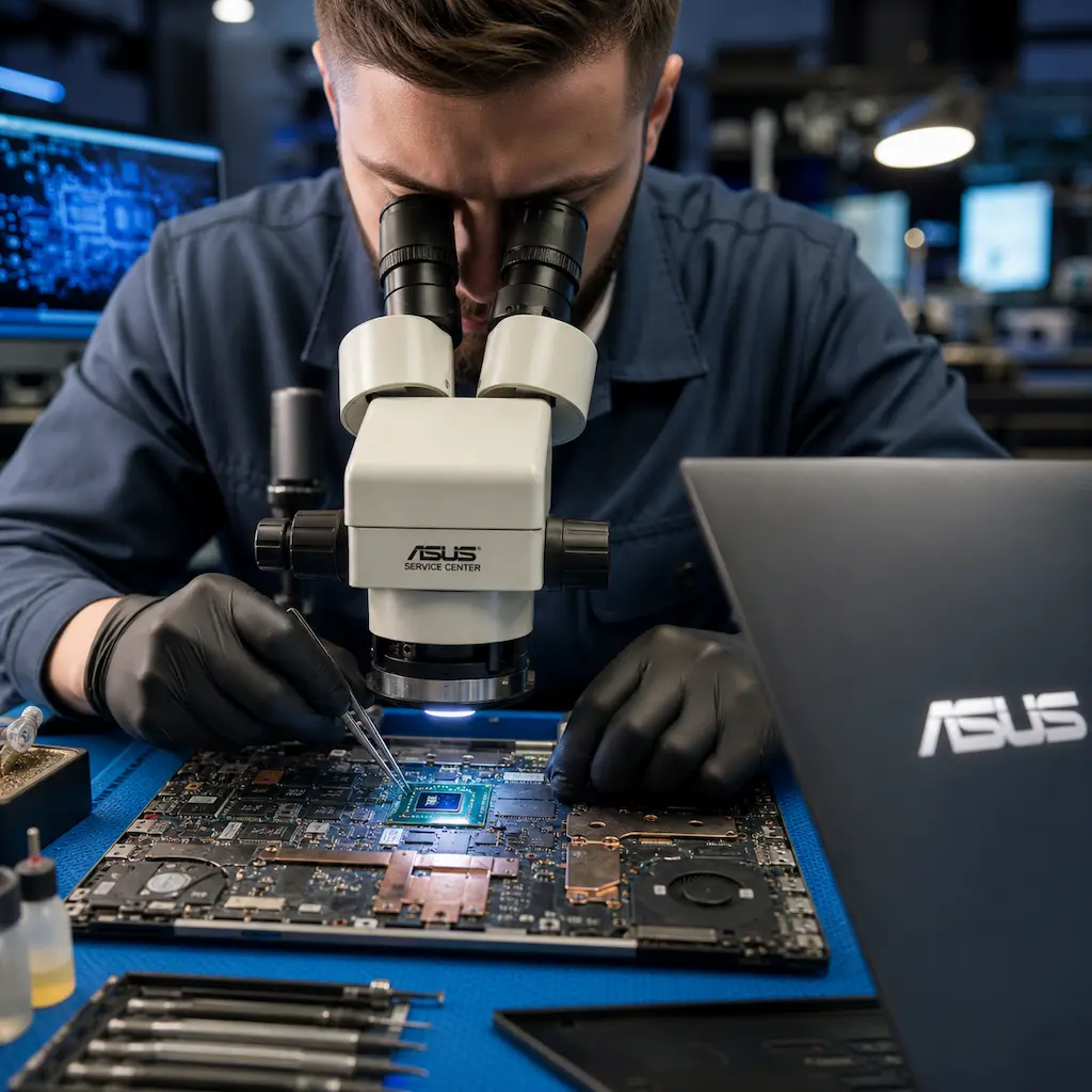 Замена видеокарты ноутбука Asus в Новочебоксарске