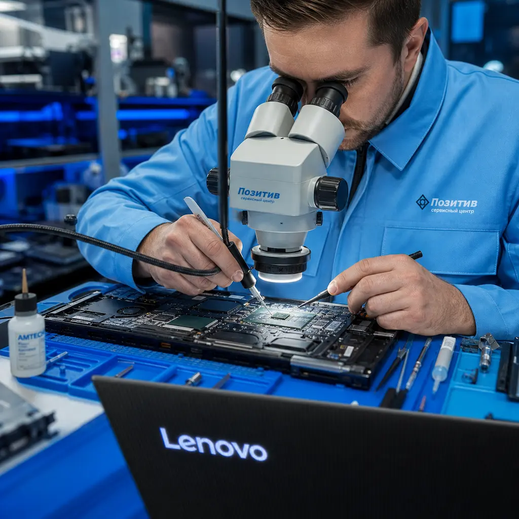 Замена видеокарты ноутбука Lenovo в Новочебоксарске