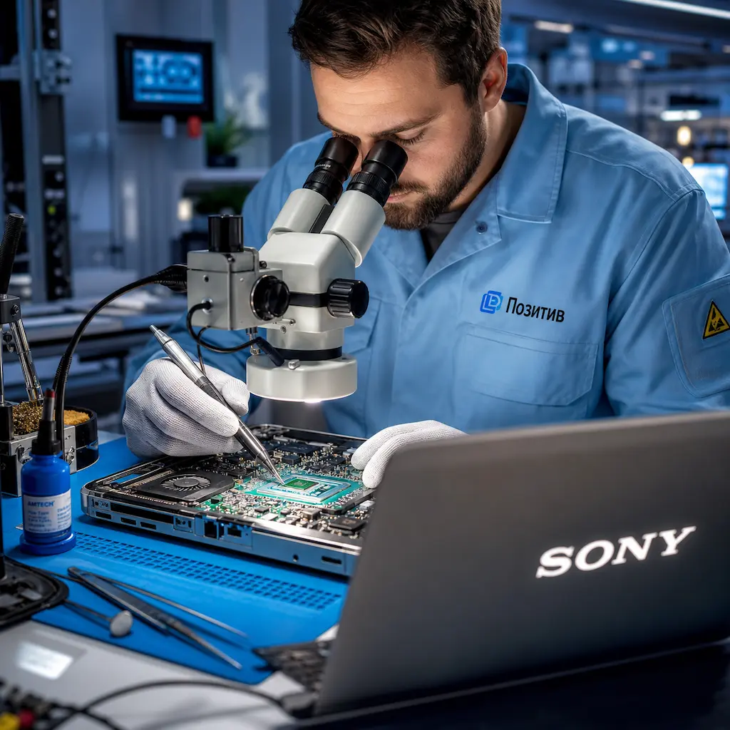Замена видеокарты ноутбука Sony в Новочебоксарске