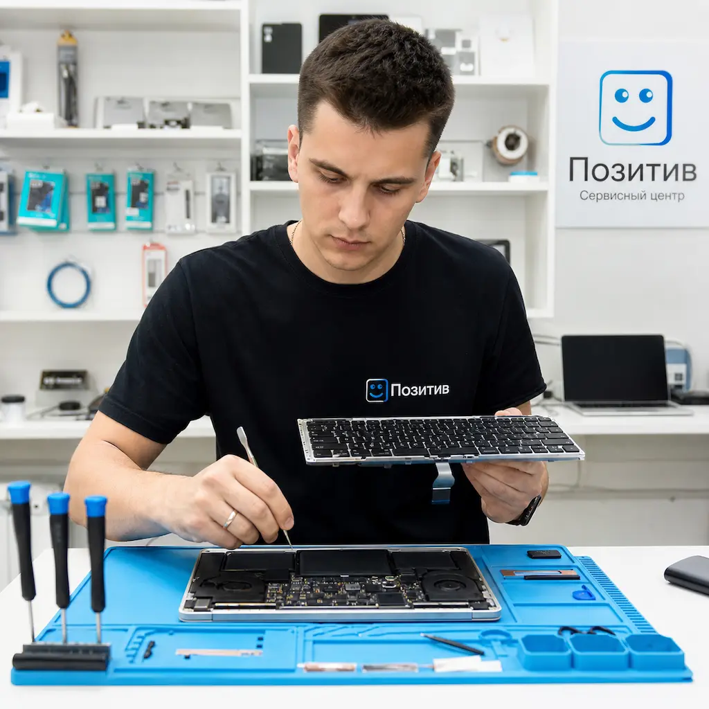 заменить клавиатуру на Apple Macbook в Новочебоксарске