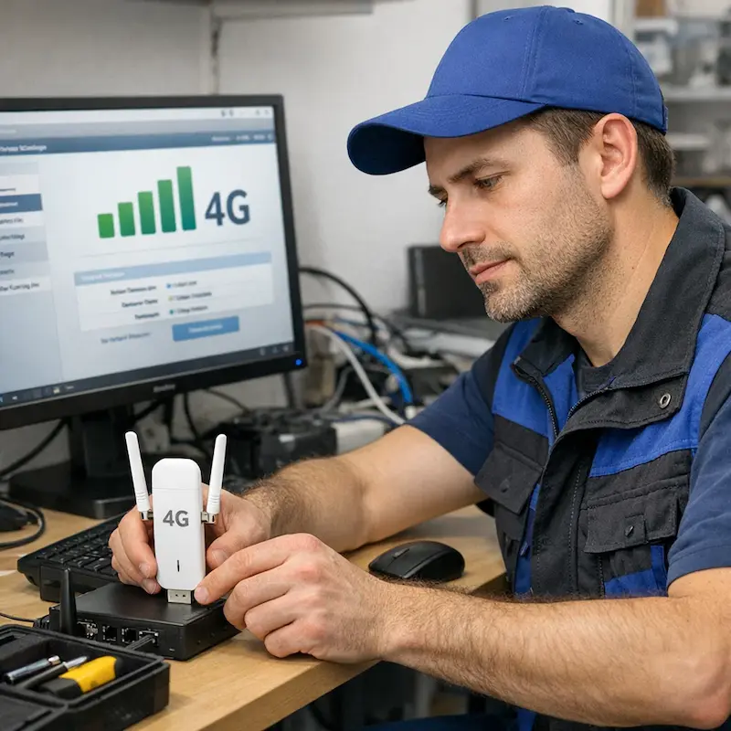 Настройка LTE модема в Новочебоксарске