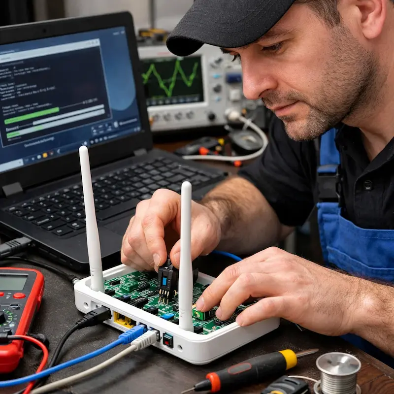 Перепрошивка WiFi роутера в Новочебоксарске