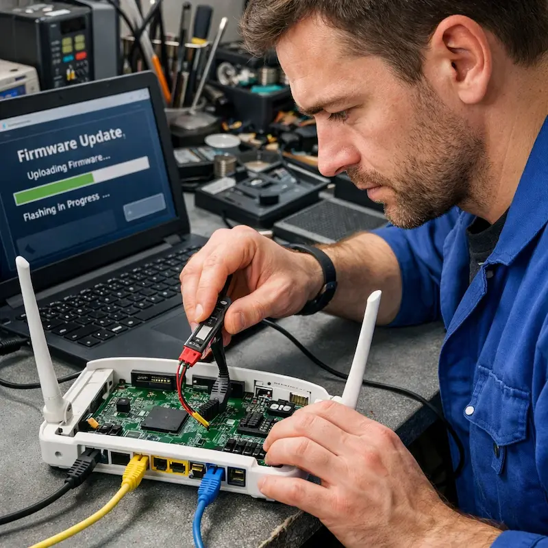 Обновление прошивки роутера в Новочебоксарске