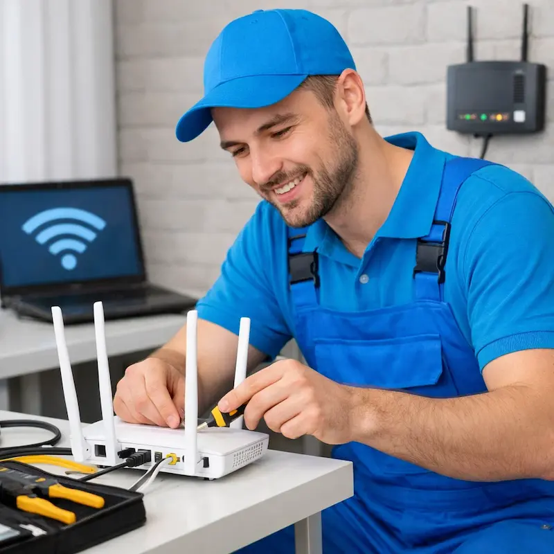 Настройка Wi - Fi в Новочебоксарске