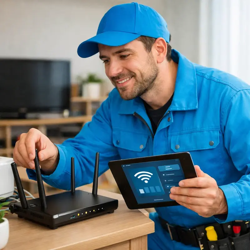 Настройка Wi-Fi для квартиры, дома и офиса в Новочебоксарске