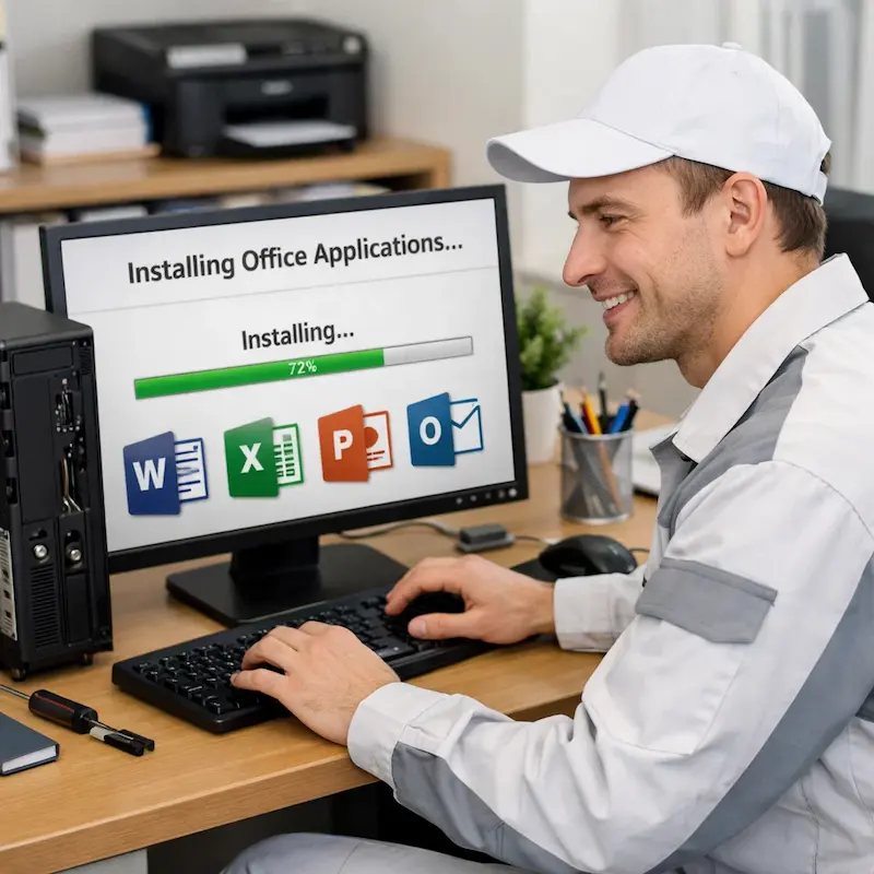 Установка и настройка программ на компьютере в Новочебоксарске