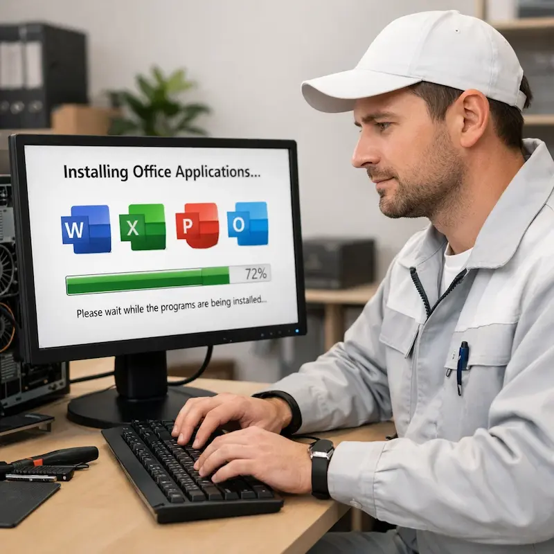 установка офисных программ на компьютер в Новочебоксарске