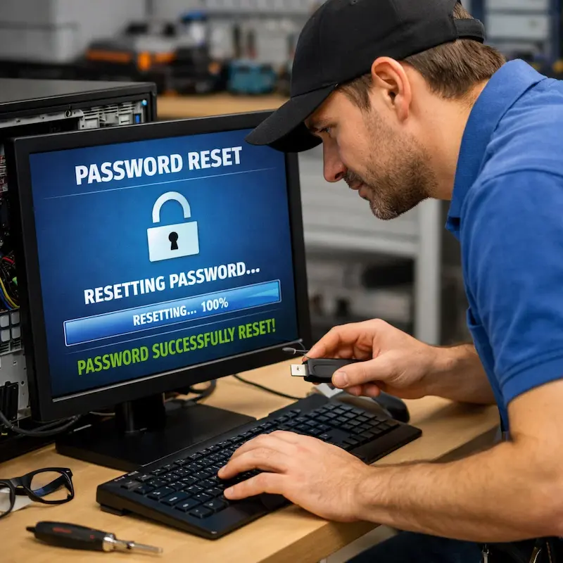 Сброс пароля от компьютера в Новочебоксарске