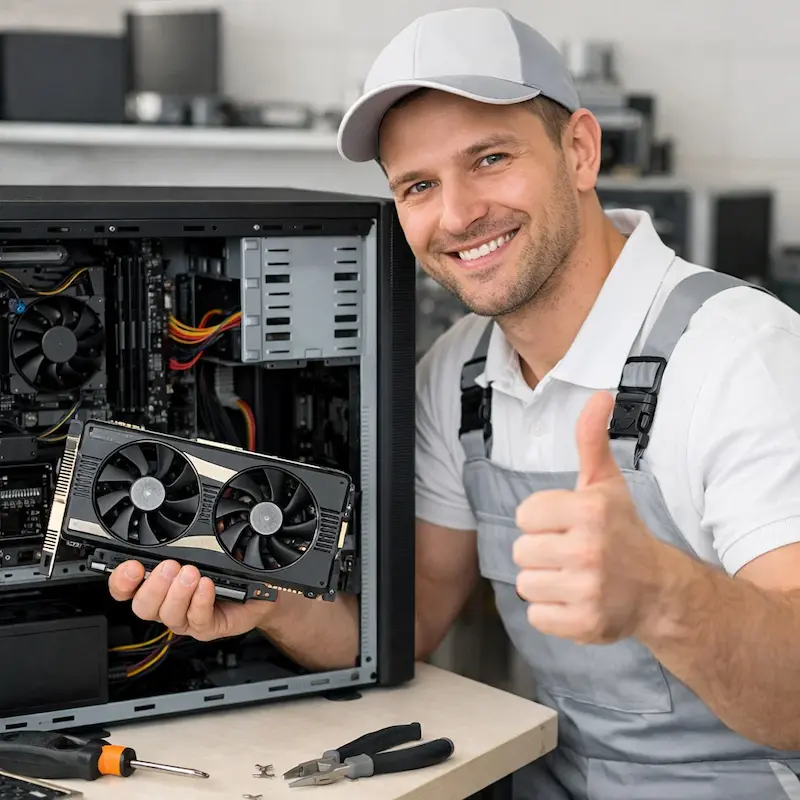 Замена видеокарты ПК в Новочебоксарске