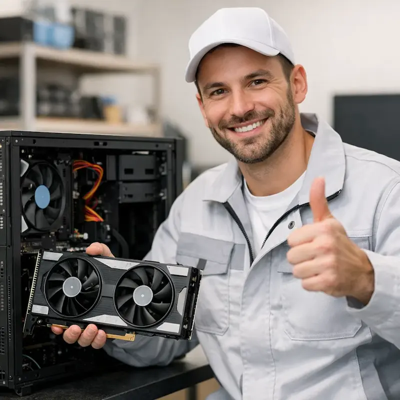 установка видеокарты на ПК в Новочебоксарске