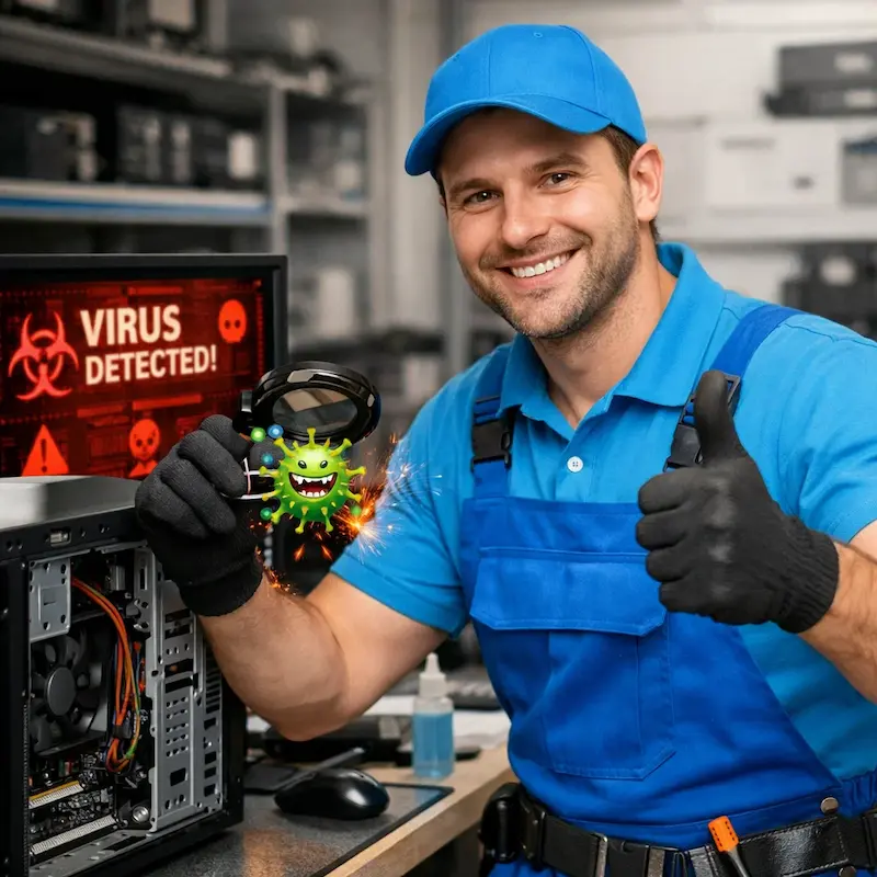 Удаление вирусов с компьютера в Новочебоксарске